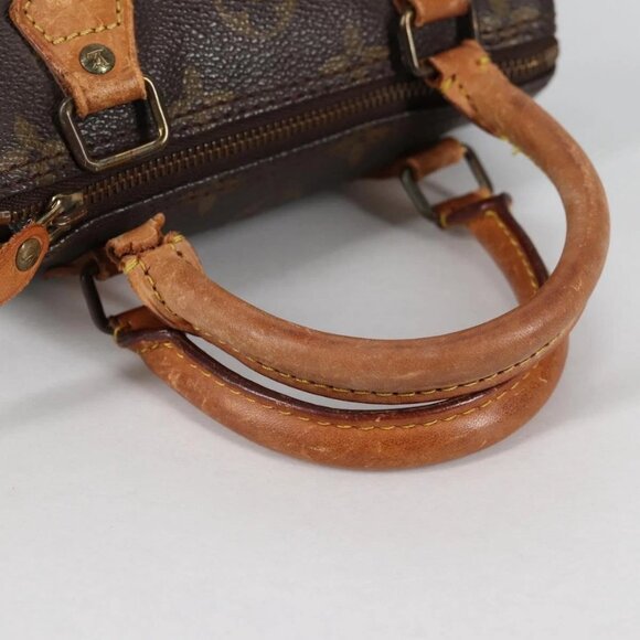 LOUIS VUITTON Monogram Mini Speedy Hand Bag M41534 LV Auth bs27057 - Picture 8 of 16
